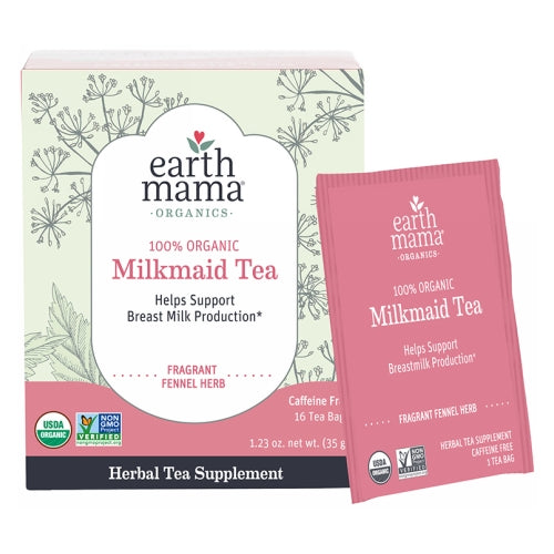 Organic Milkmaid Tea 16 CT by Earth Mama Angel Baby