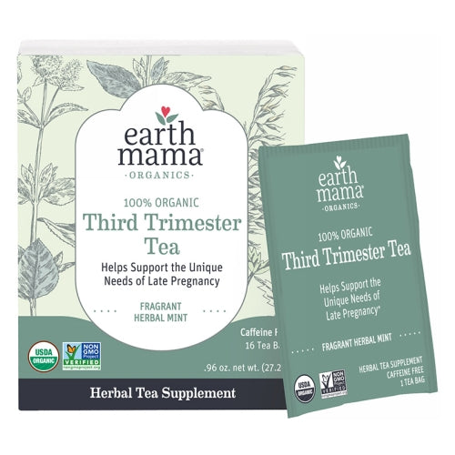 Organic Third Trimester Tea 16 CT by Earth Mama Angel Baby