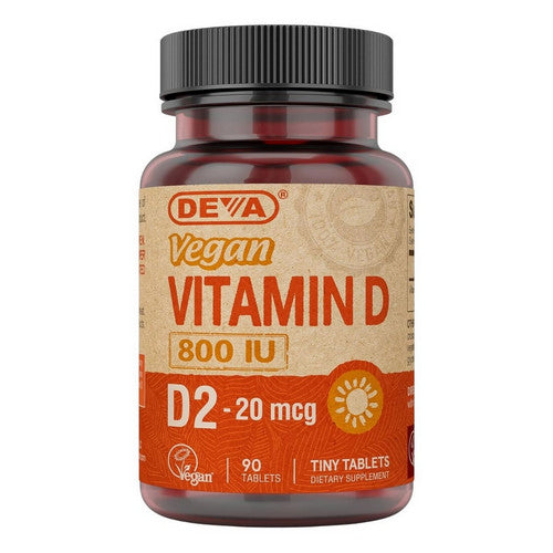 Vegan Vitamin D 90 Tabs by Deva Nutrition