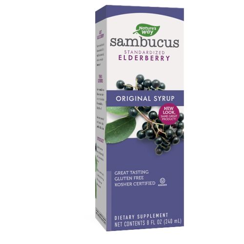 Sambucus Regular Syrup 8 OZ by Nature's Way