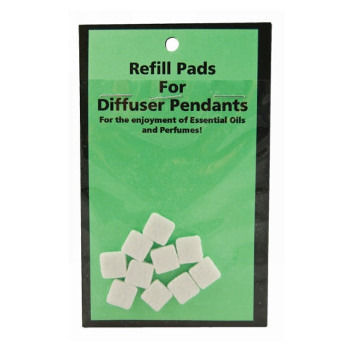 Diffuser Necklace Refill Pads 10 Pads by Natures Alchemy