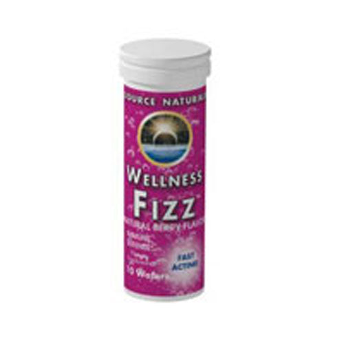 Wellness Fizz Tangerine 10 Wafers by Source Naturals