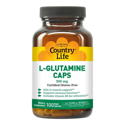 L-Glutamine B-6 100 Caps by Country Life