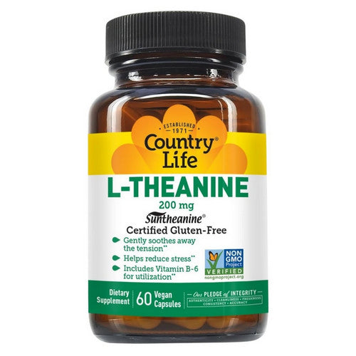 L-Theanine B-6 60 Caps by Country Life