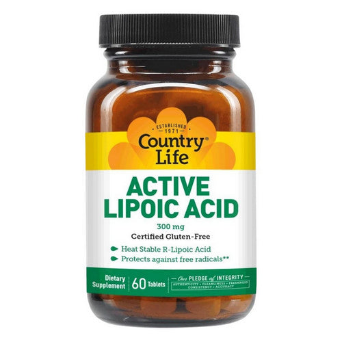 Active Lipoic Acid 60 Tabs by Country Life