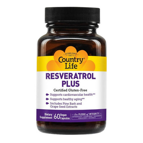 Resveratrol Plus 60 Caps by Country Life