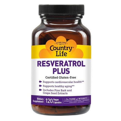 Resveratrol Plus 120 Caps by Country Life