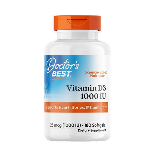 Vitamin D3 180 Softgels by Doctors Best