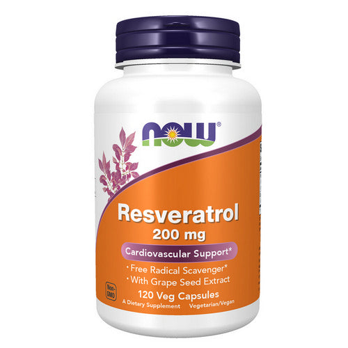 Natural Resveratrol 120 Vcaps by Now Foods
