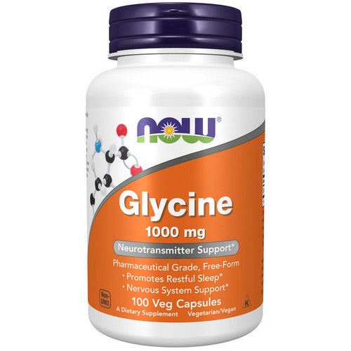 Glycine 100 Veg Caps by Now Foods