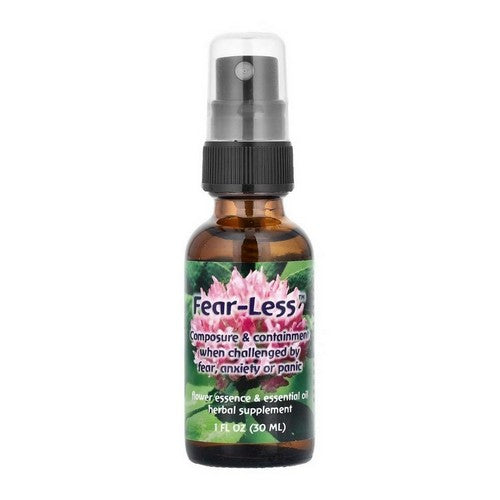 Fear-Less Flower Essence And Essential Oil 1 Oz by Flower Essence Services