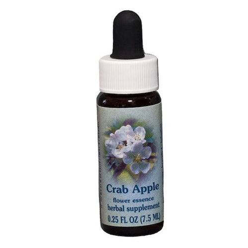 Crab Apple Herbal Supplement Dropper 0.25 oz by Flower Essence Services