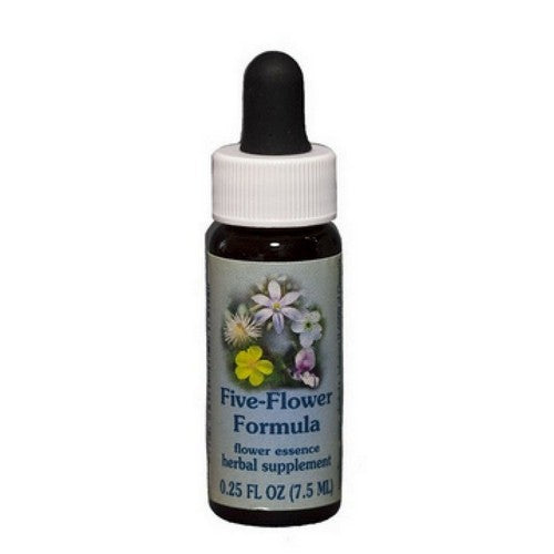 Five Flower Formula Herbal Supplement Dropper 0.25 oz by Flower Essence Services
