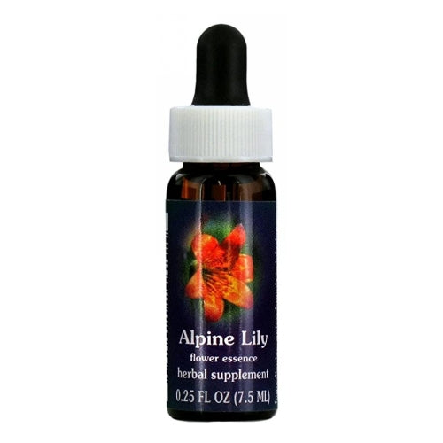 Alpine Lily Herbal Supplement Dropper 0.25 oz by Flower Essence Services
