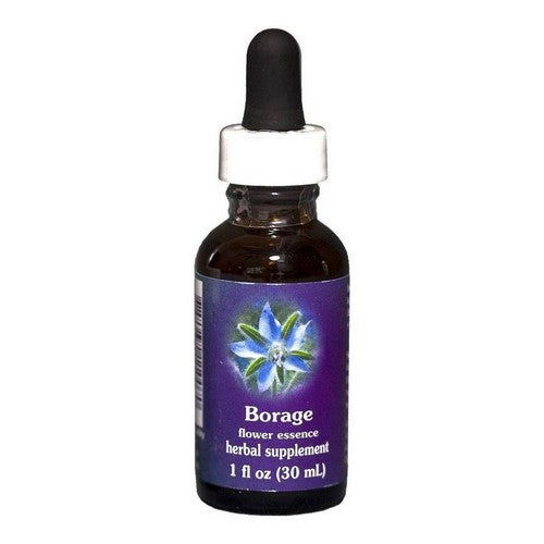 Borage Herbal Supplement Dropper 1 oz by Flower Essence Services