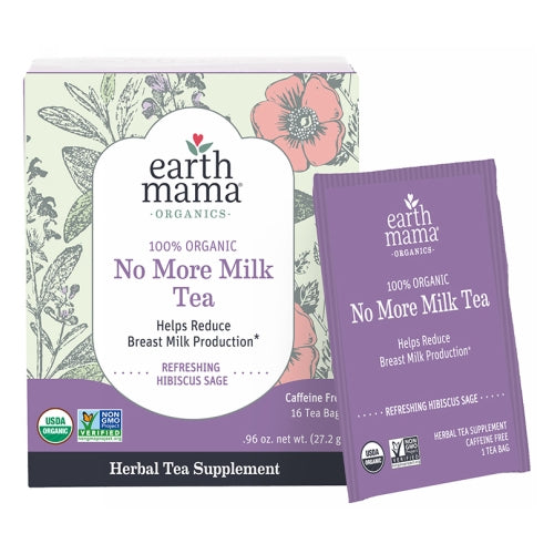 No More Milk Tea 16 CT by Earth Mama Angel Baby