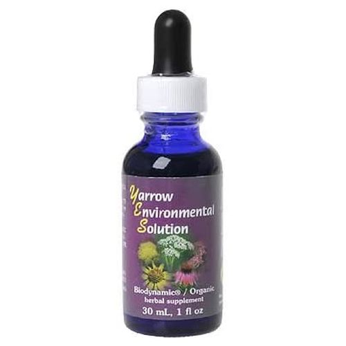 Yarrow Environmental Solution Dropper 1 Oz by Flower Essence Services