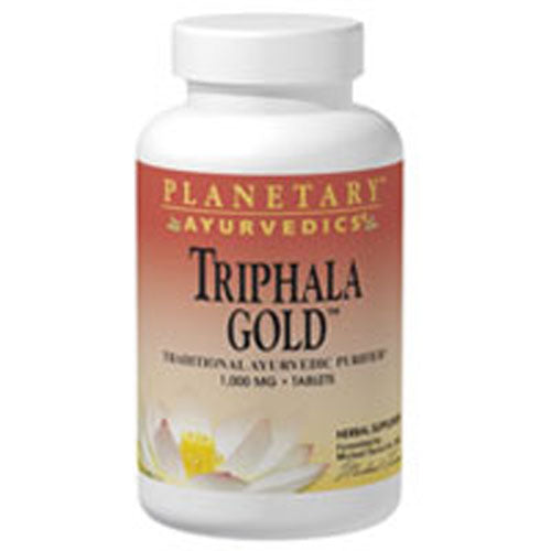 Triphala Gold 120 Tabs by Planetary Ayurvedics
