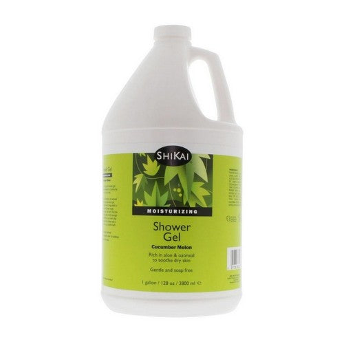 Moisturizing Shower Gel Cucumber Melon 1 Gallon by Shikai