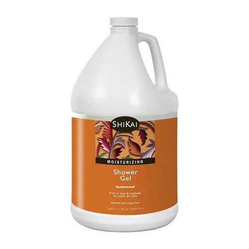 Moisturizing Shower Gel Sandalwood 1 Gallon by Shikai
