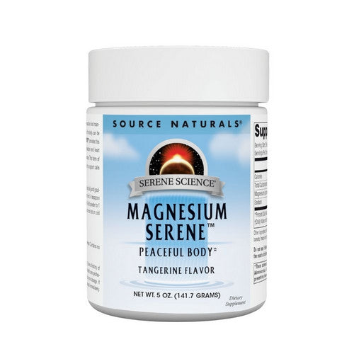 Magnesium Serene Powder Tangerine Flavor 5 oz by Source Naturals