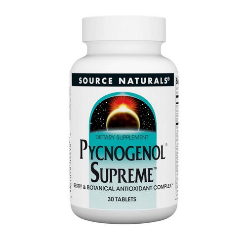 Pycnogenol Supreme 30 Tabs by Source Naturals