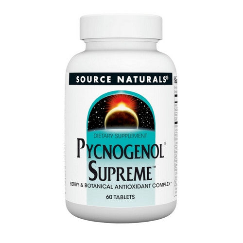 Pycnogenol Supreme 60 Tabs by Source Naturals