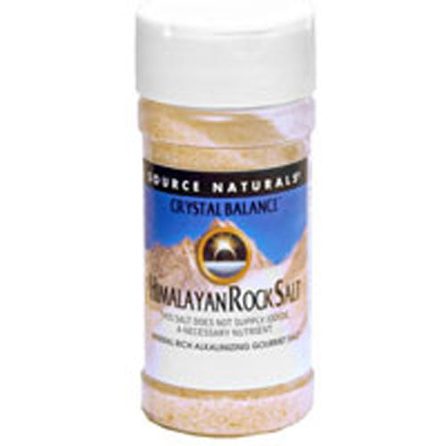 Crystal Balance Himalayan Rock Salt Fine Grind 4 oz by Source Naturals