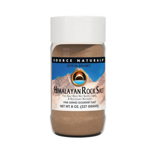 Crystal Balance Himalayan Rock Salt Fine Grind 8 oz by Source Naturals