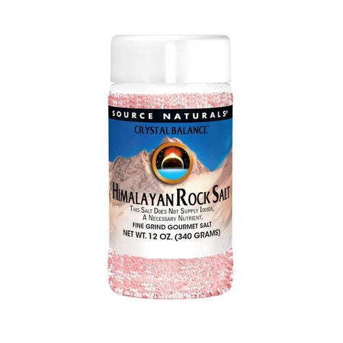 Crystal Balance Himalayan Rock Salt Fine Grind Refill 12 oz by Source Naturals