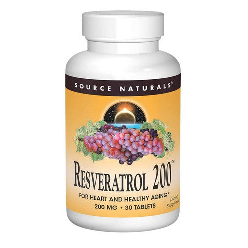 Resveratrol 30 Tabs by Source Naturals