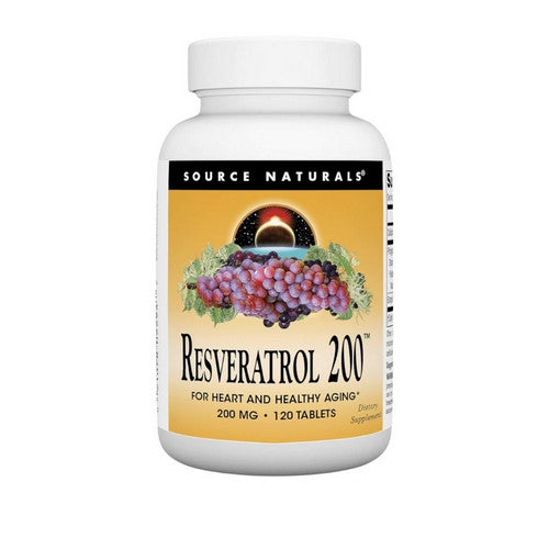 Resveratrol 120 Tabs by Source Naturals