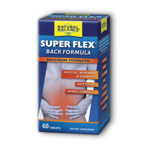 Super Flex Back Formula 60 Tabs by Natural Balance (Formerly known as Trimedica)