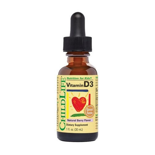 Vitamin D3 Natural Berry 1 Oz by Child Life Essentials