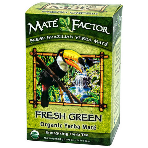 Organic Yerba Mate Fresh Green 24 Bag by The Mate Factor
