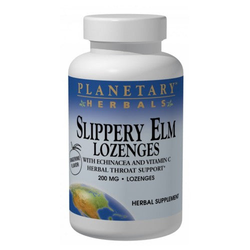 Slippery Elm Lozenge Echinacea and Vitamin C 100 lozenges by Planetary Herbals