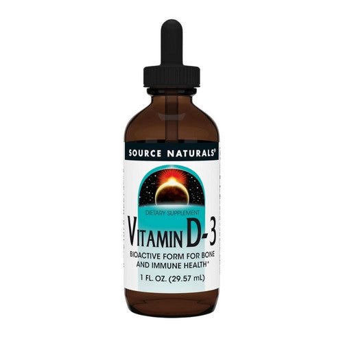Vitamin D-3 Liquid 1 Oz by Source Naturals