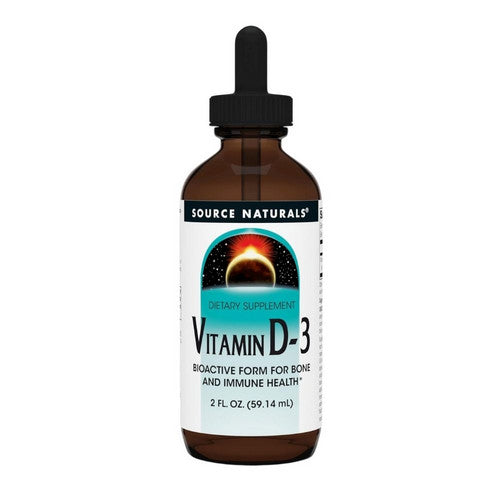 Vitamin D-3 Liquid 2 Oz by Source Naturals
