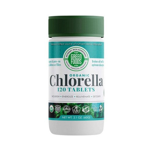 Organic Chlorella 120 Tabs by Green Foods Corporation
