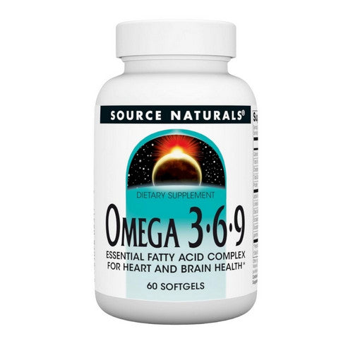 Omega 3, 6, 9 60 Softgels by Source Naturals