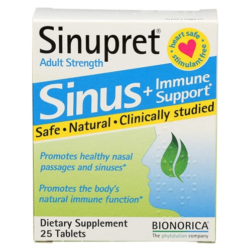 Sinupret Adult Strength 25 Tabs by Bionorica