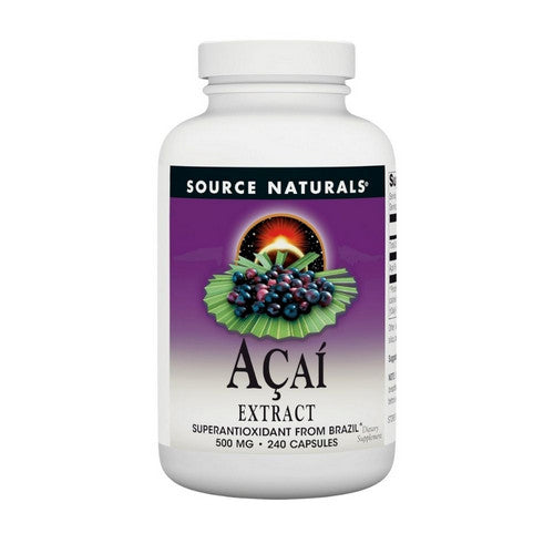 Acai Extract 240 Caps by Source Naturals