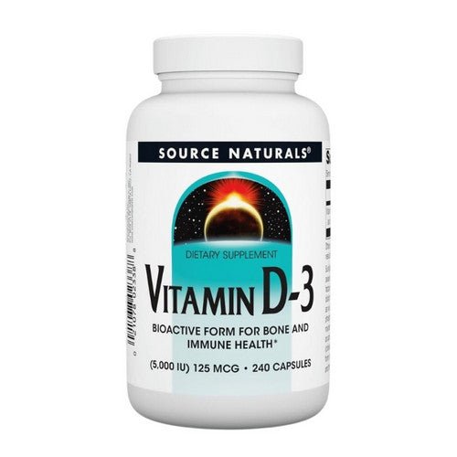 Vitamin D-3 240 Caps by Source Naturals