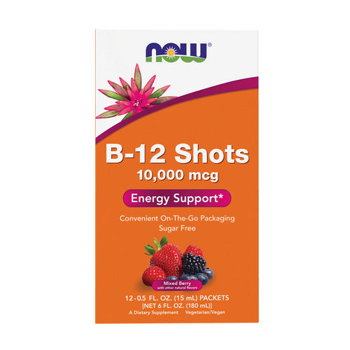 B-12 Energy Boost 12 Pack, 15 ml by Now Foods