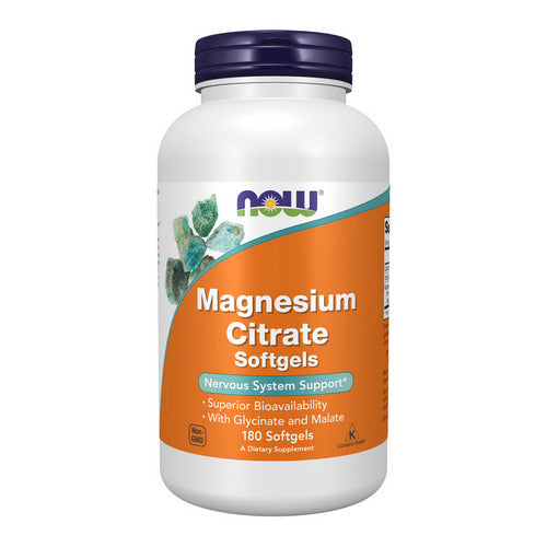 Magnesium Citrate 180 softgels by Now Foods
