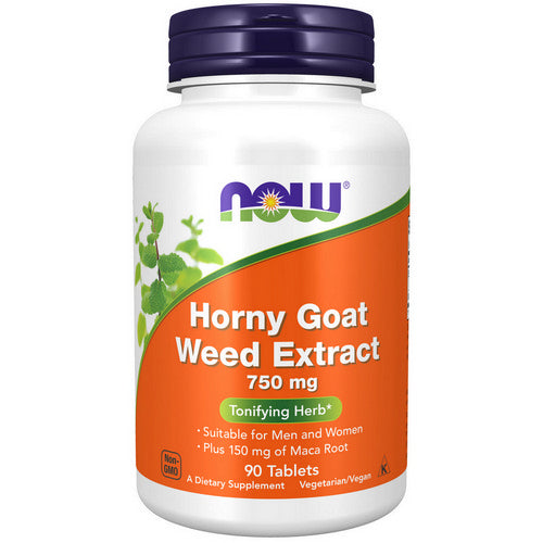 Horny Goat Weed Extract 90 Tabs by Now Foods