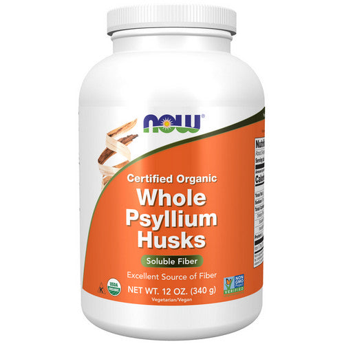 Whole Psyllium Husks Whole 12 oz by Now Foods