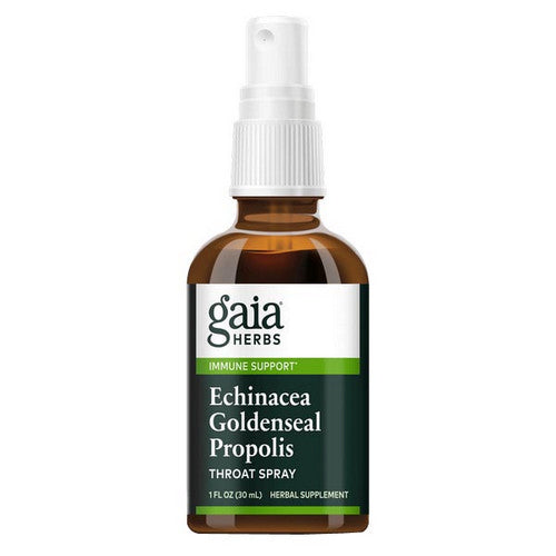 Echinacea Goldenseal Propolis Throat Spray 1 oz by Gaia Herbs