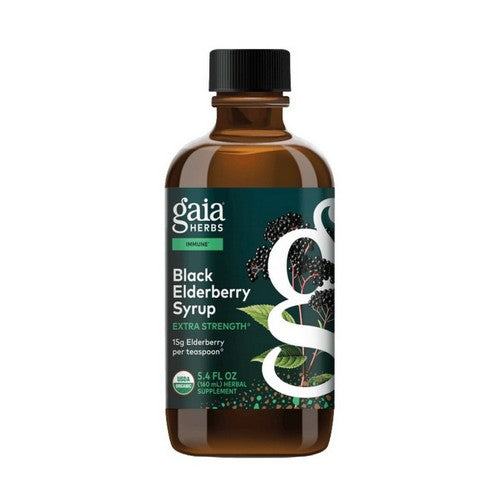 Black Elderberry Syrup 5.4 oz by Gaia Herbs