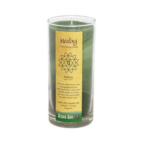 Chakra Candle Jar Healing Lavendin 11 Oz by Aloha Bay